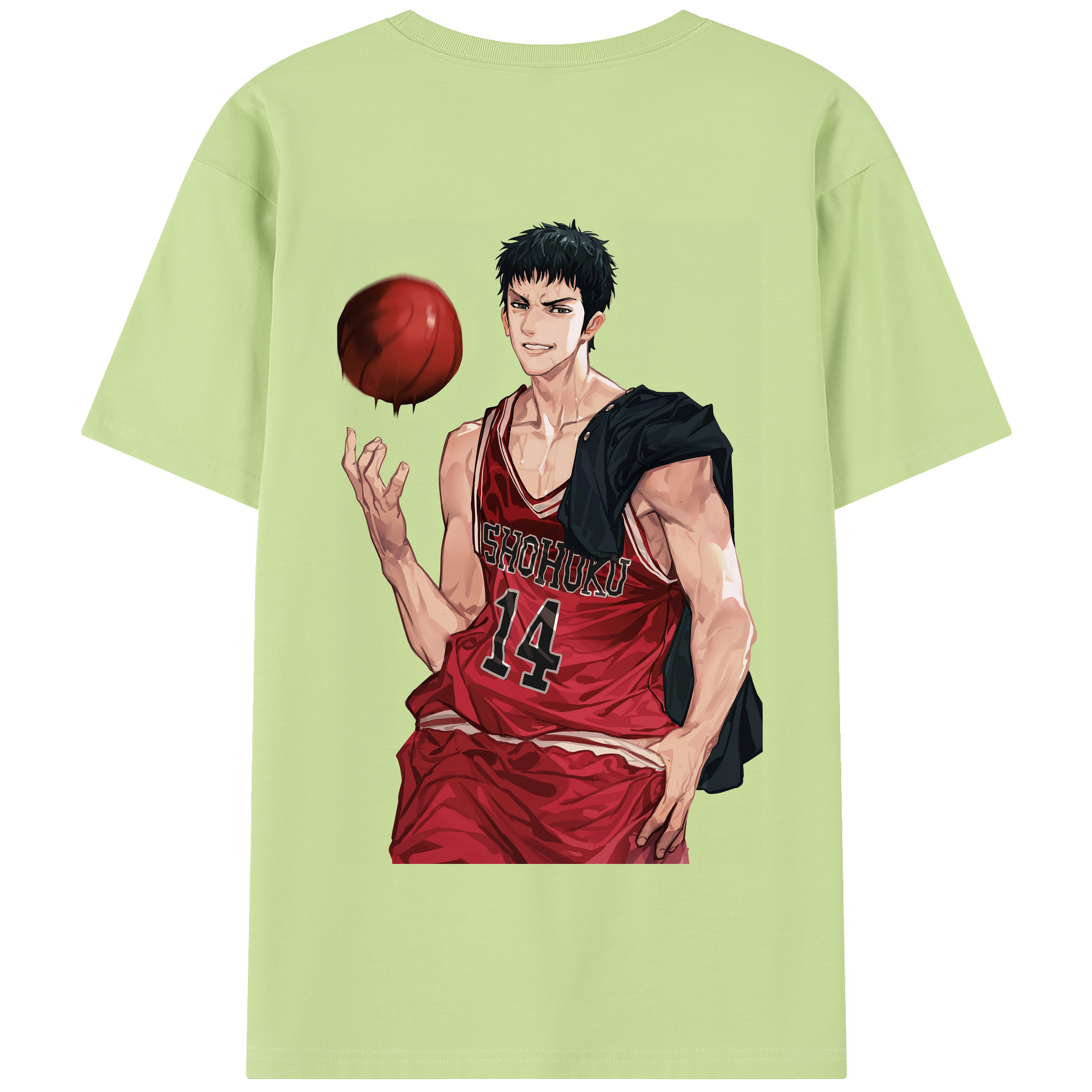 （画像用） SLAM DUNK／スラムダンク 綿100％半袖Tシャツ（背面プリント）